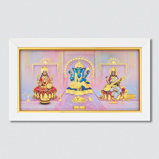 How Laxmi Ganesh Saraswati Art Brings Prosperity and Positivity This Diwali