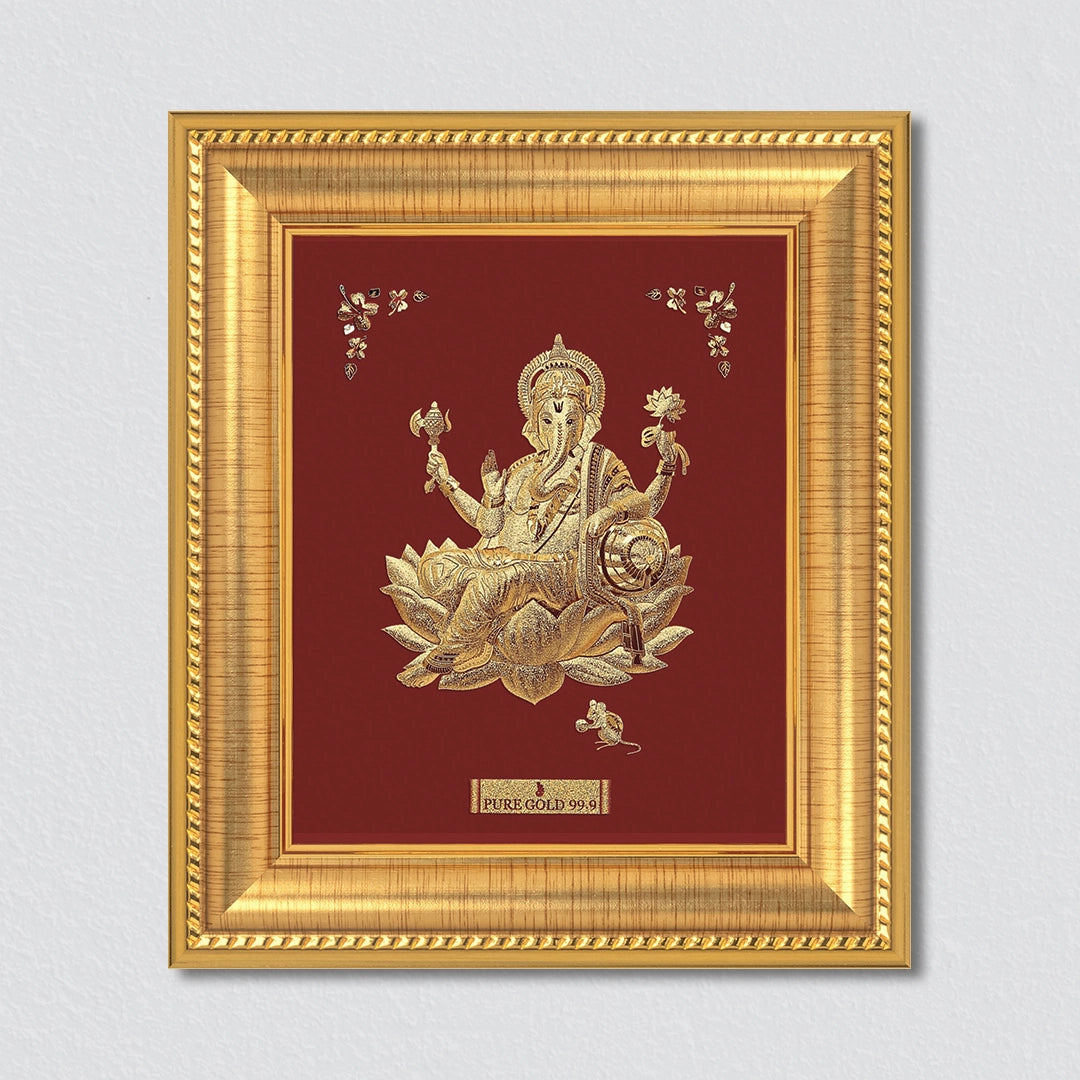 Prima Art , Prima Art India, Prima Art artwork, Prima Art 99.90% gold sheet artwork, 24k gold sheet artwork, Devotional artwork , Prima Art 24k gold sheet artwork, Balaji gold artwork