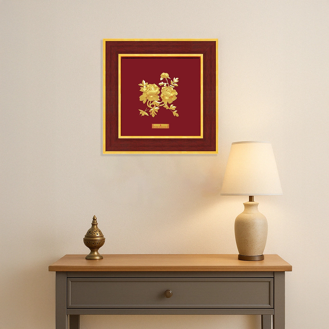 Prima Art , Prima Art India, Prima Art artwork, Prima Art 99.90% gold sheet artwork, 24k gold sheet artwork, Devotional artwork , Prima Art 24k gold sheet artwork, Balaji gold artwork