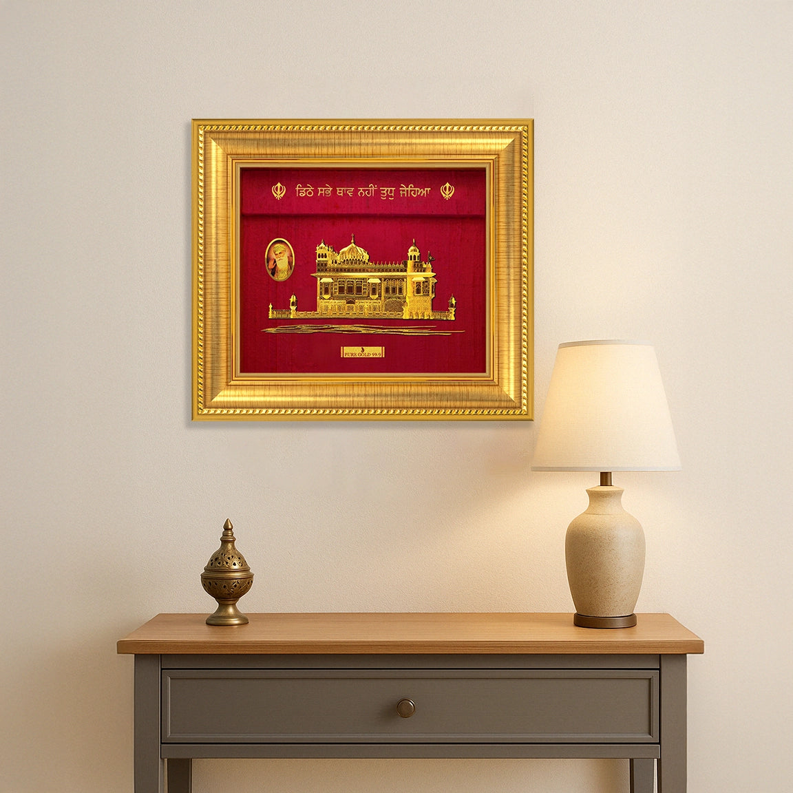Prima Art , Prima Art India, Prima Art artwork, Prima Art 99.90% gold sheet artwork, 24k gold sheet artwork, Devotional artwork , Prima Art 24k gold sheet artwork, Balaji gold artwork