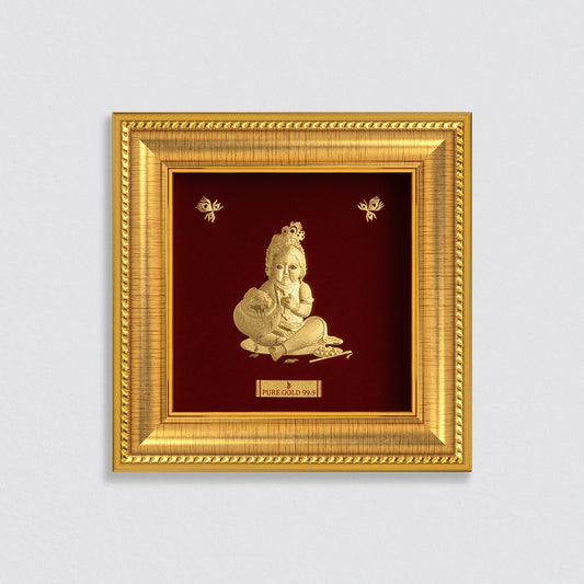 Prima Art Balaji 24K Gold Sheet Artwork Frame best for festival and corporate gifting