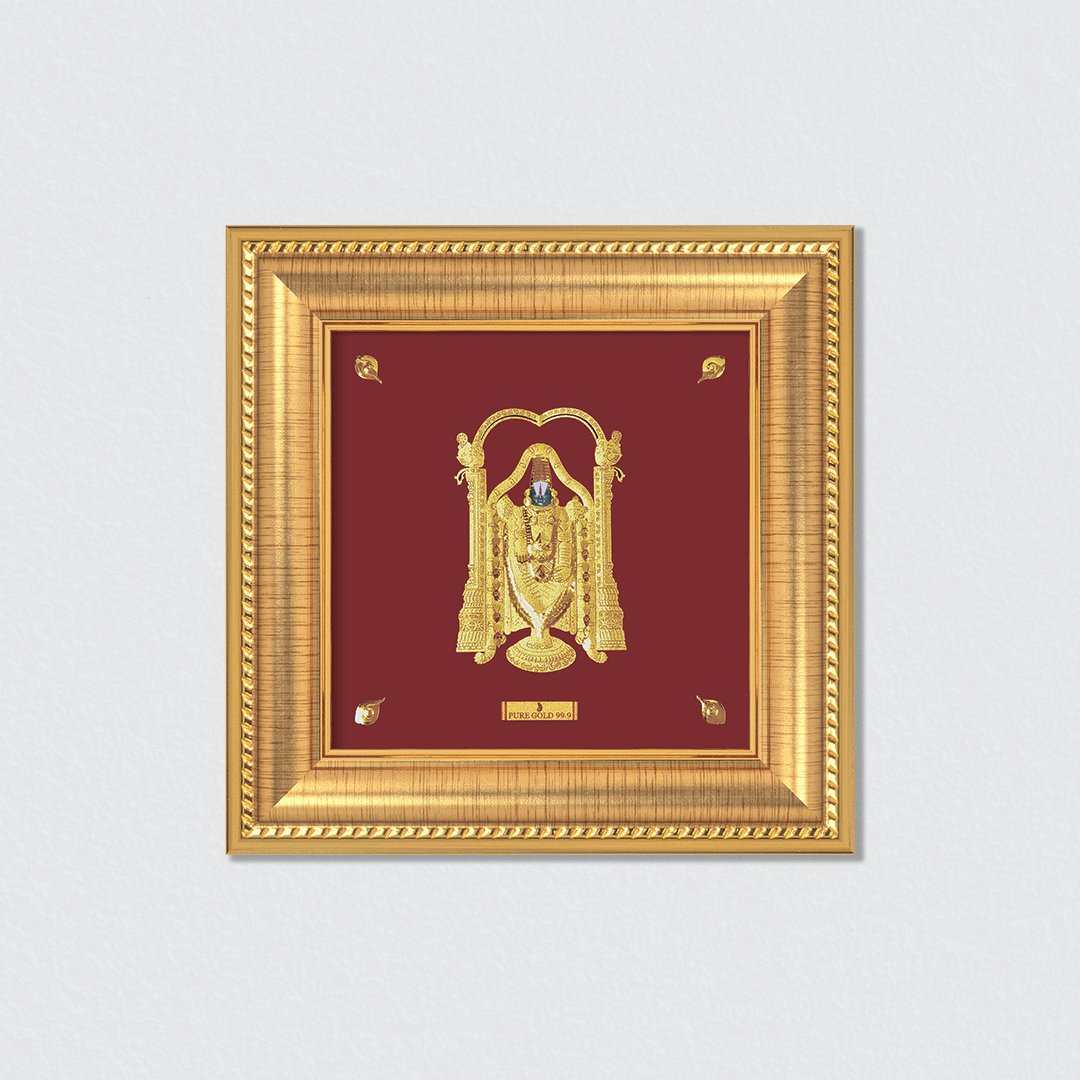 Balaji 24 karat Gold Plated Picture Frame
