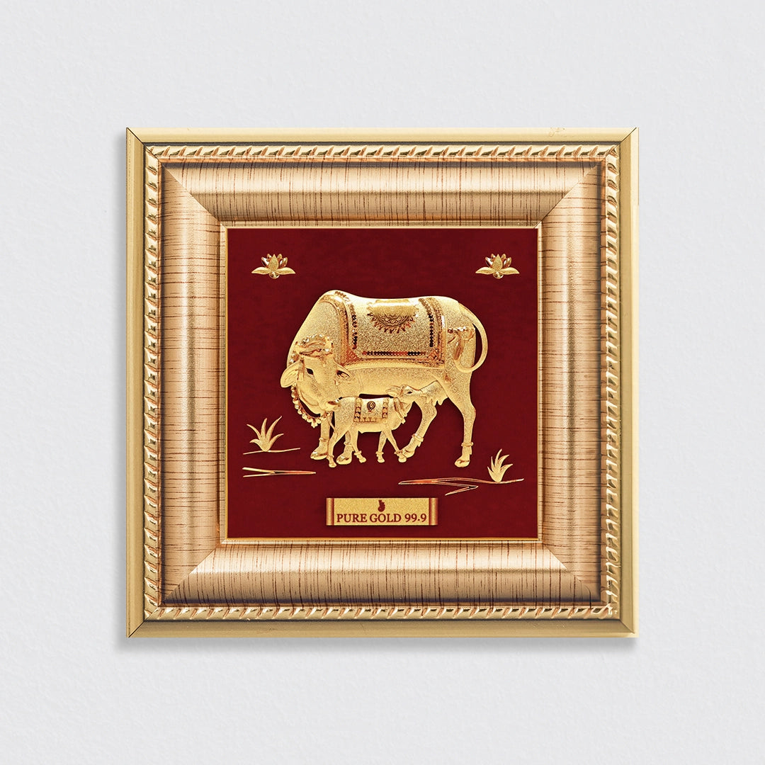 Kamdenu 24K Gold Sheet Frame best for festival and corporate gifting.