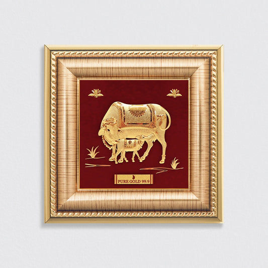 Kamdenu 24K Gold Sheet Frame best for festival and corporate gifting.
