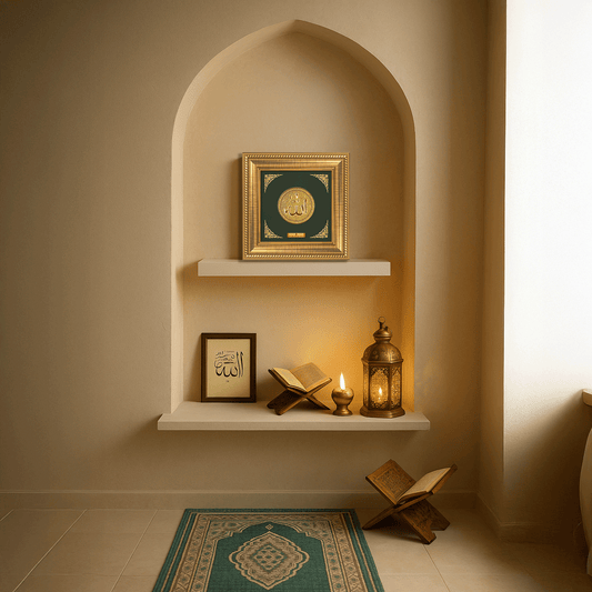 Prima Art Allha 24K Gold Frame best for home temple , tabletop ,wall stand ,festival and corporate gifting