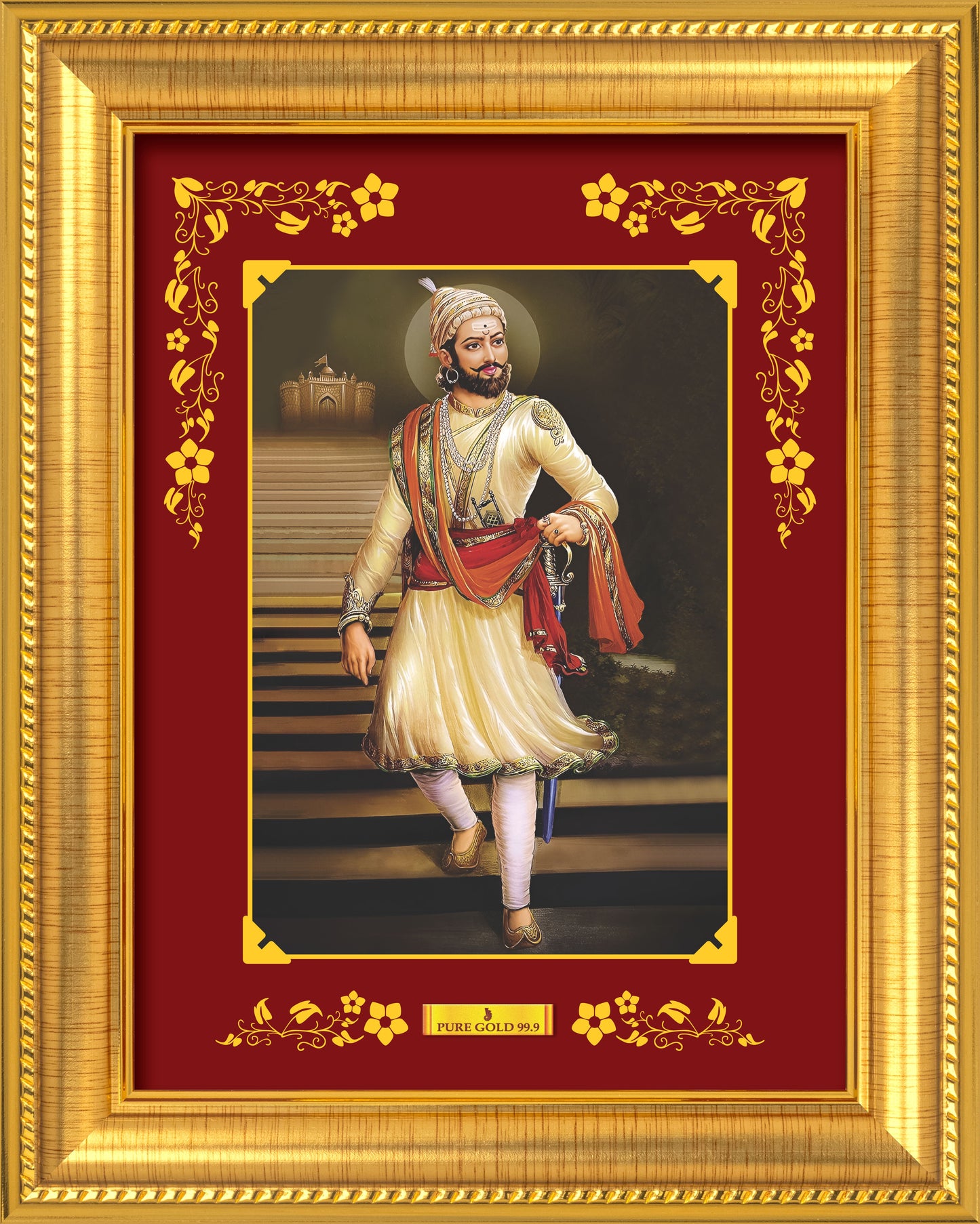 Prima Art , Prima Art India, Prima Art artwork, Prima Art 99.90% gold sheet artwork, 24k gold sheet artwork, Devotional artwork , Prima Art 24k gold sheet artwork, Balaji gold artwork