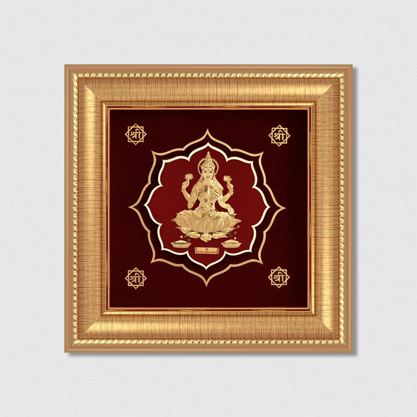 Lakshmi gold decor frame for Diwali gifting