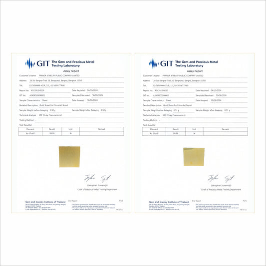 Prima Art Gold frames, 24k Gold 99.90% god frame. Pure Gold Certificate.