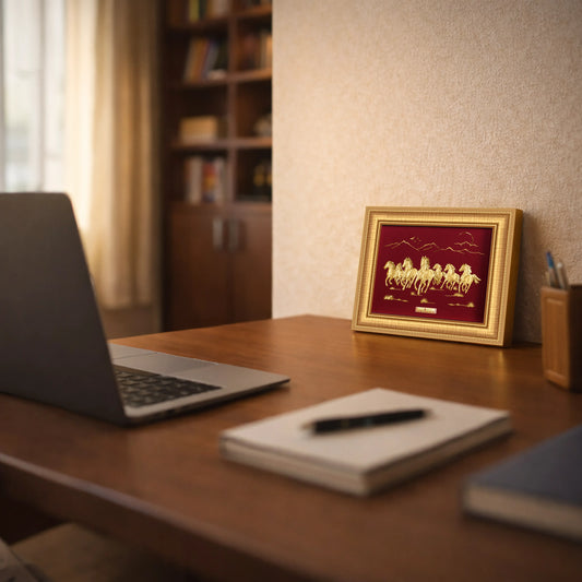 7 Running Horses Vastu Meaning: Why a Seven Horse Gold Artwork Brings Success, Wealth & Positive Energy