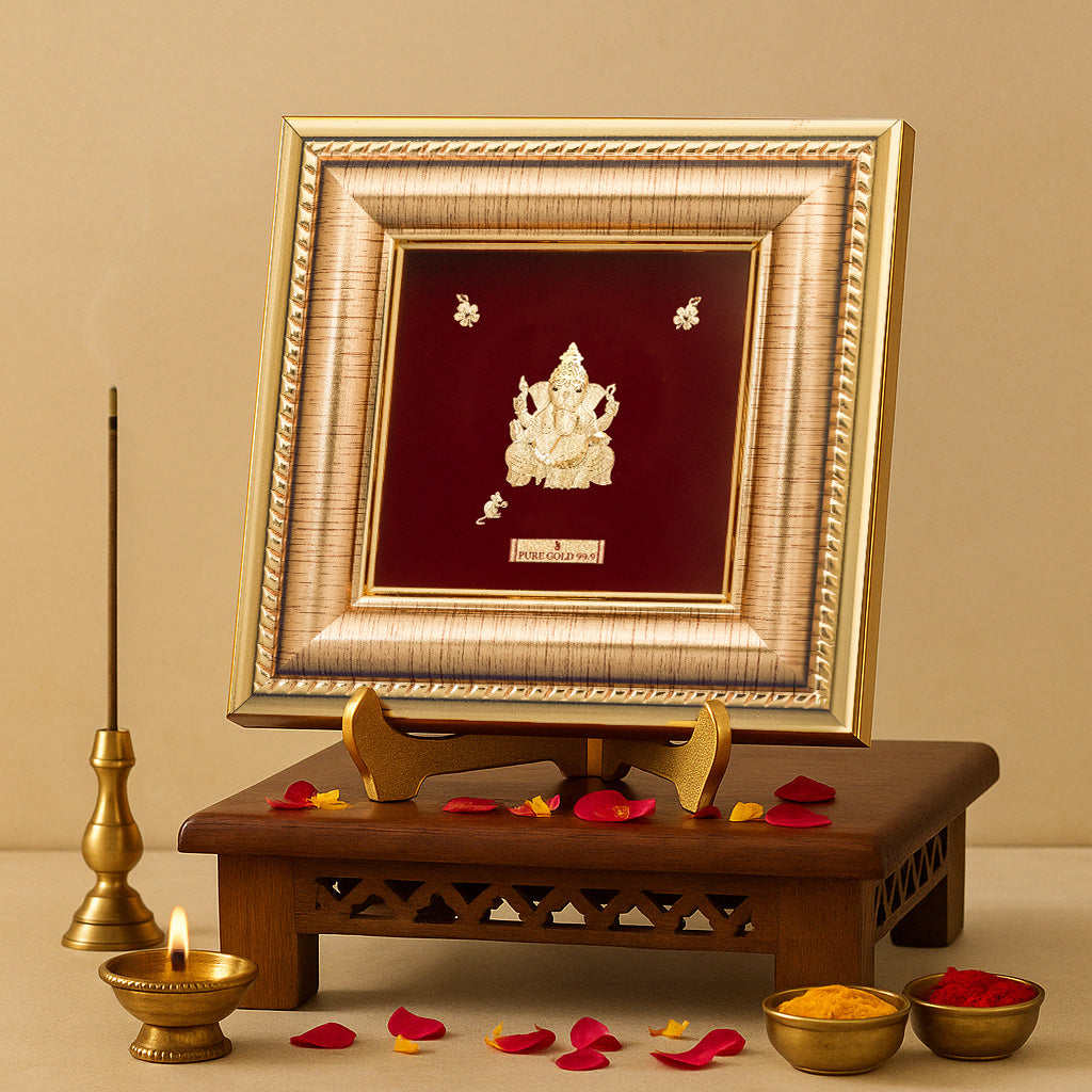 Prima Art 24K Gold Sheet Artwork Frame best for festival and corporate gifting 