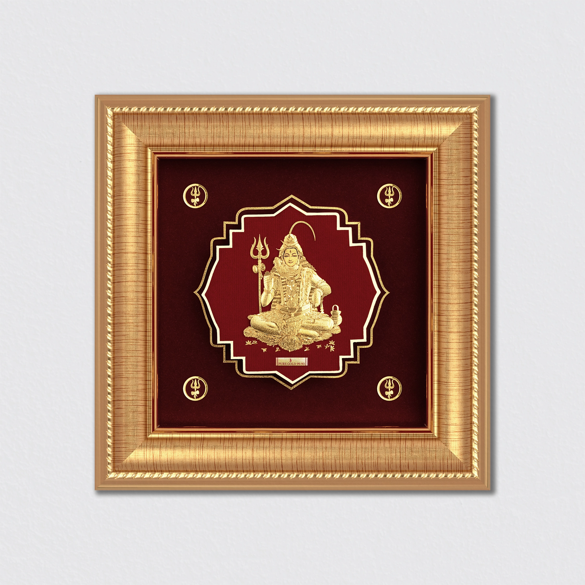 Shiva wall frame for gifting and home temple premium gifting by Prima Art