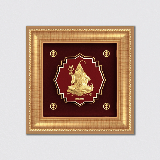 Shiva wall frame for gifting and home temple premium gifting by Prima Art