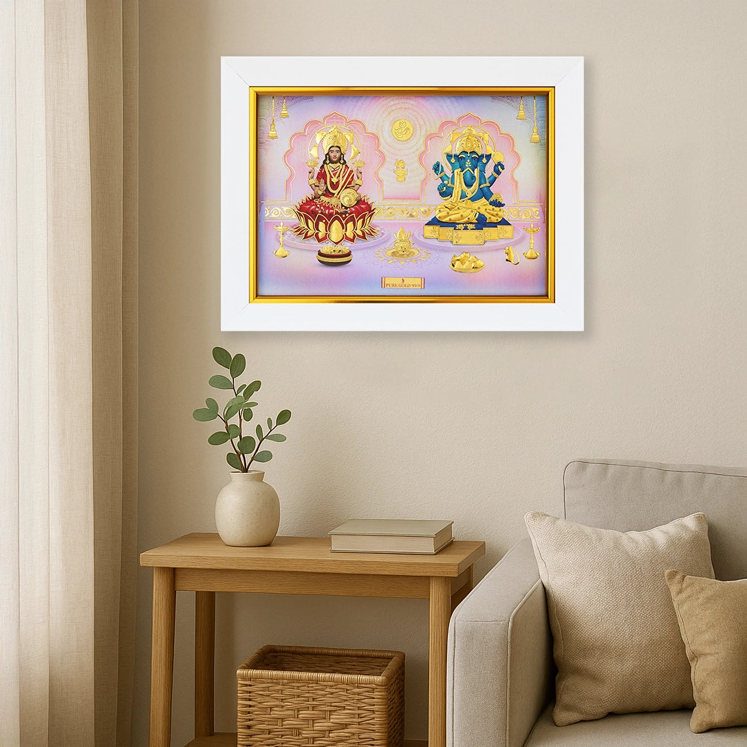 Shree Lakshmi, Ekdanta Ganesha- (2s7)