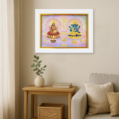 Shree Lakshmi, Ekdanta Ganesha- (2s7)