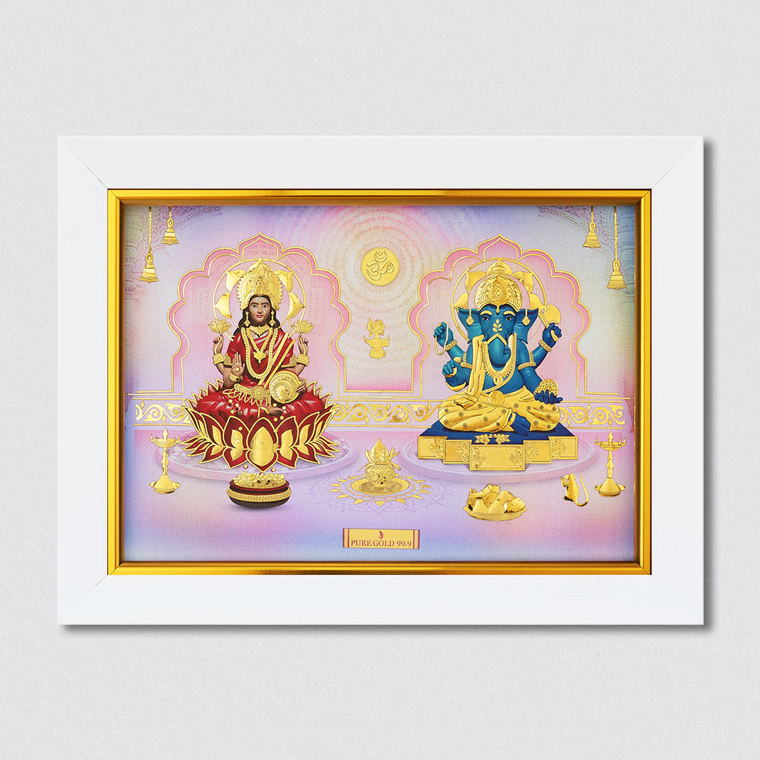 Shree Lakshmi, Ekdanta Ganesha- (2s7)