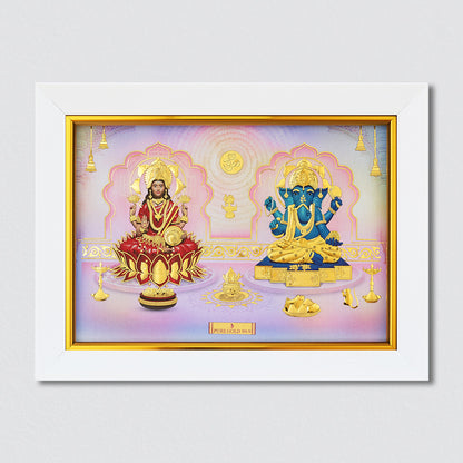 Shree Lakshmi, Ekdanta Ganesha- (2s7)