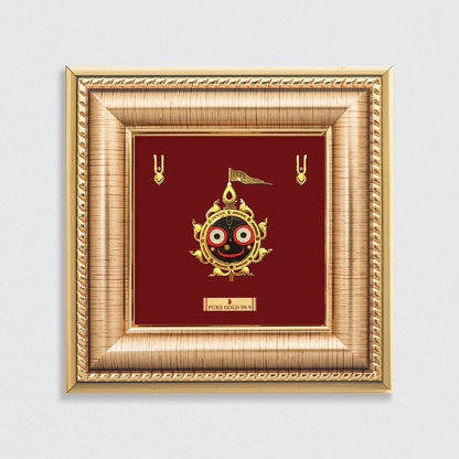 Prima art lord jagannath ji frame best for temple shelf frame , table top frame & wall hanging frame . Buy online vastu Approved. Perfect for home decor and housewarming gifting.