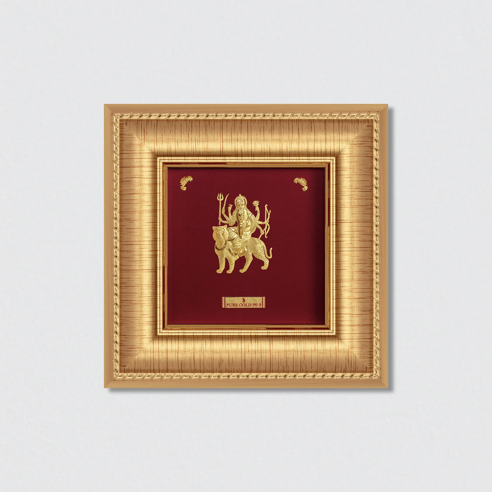Durga Maa wall art frame by prima art in gold