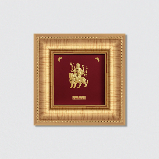 Durga Maa wall art frame by prima art in gold