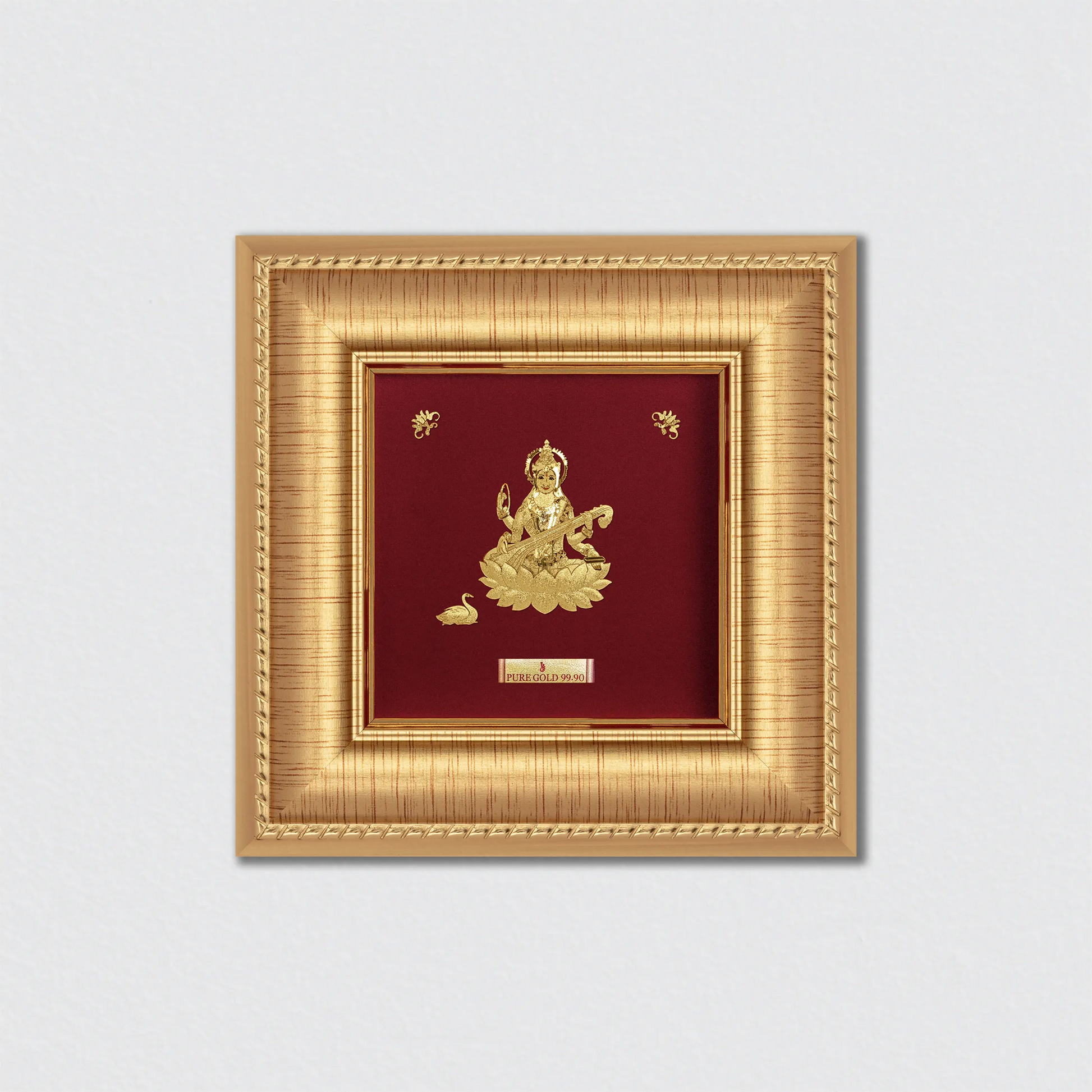 Saraswati Maa Gold Phot Frame by Prima Art.