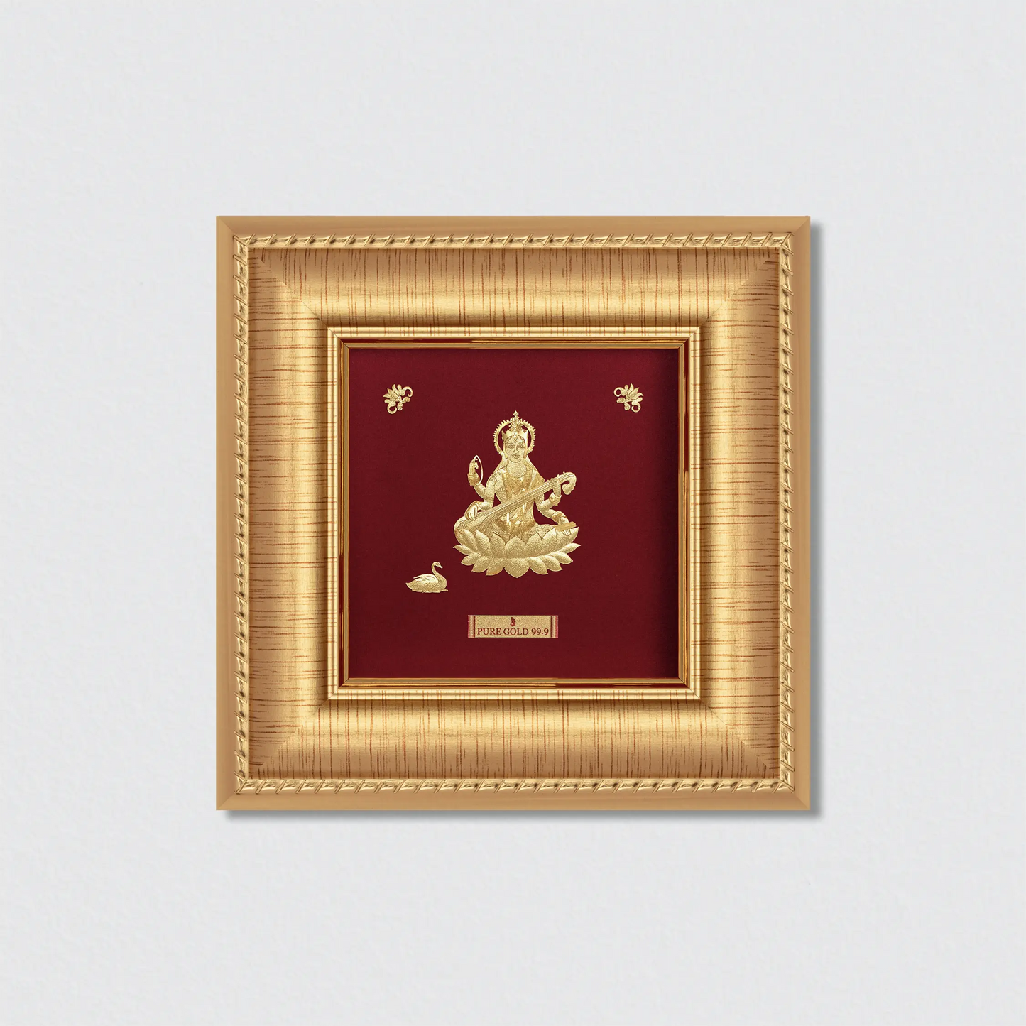 Saraswati ji wall art frame for home and temple.
