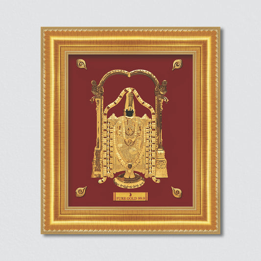 Prima Art , Prima Art India, Prima Art artwork, Prima Art 99.90% gold sheet artwork, 24k gold sheet artwork, Devotional artwork , Prima Art 24k gold sheet artwork, Balaji gold artwork