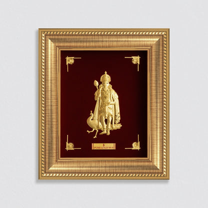 Lord Murgan  24K Gold Frame. Perfect wall hanging frame , trmple shelf & table top frame. Best for festival and corporate gifting 