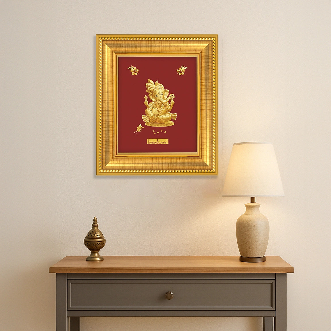 Prima Art , Prima Art India, Prima Art artwork, Prima Art 99.90% gold sheet artwork, 24k gold sheet artwork, Devotional artwork , Prima Art 24k gold sheet artwork, Balaji gold artwork
