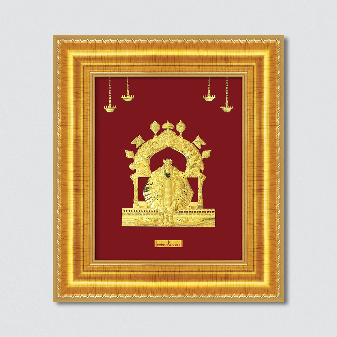 Prima Art , Prima Art India, Prima Art artwork, Prima Art 99.90% gold sheet artwork, 24k gold sheet artwork, Devotional artwork , Prima Art 24k gold sheet artwork, Balaji gold artwork