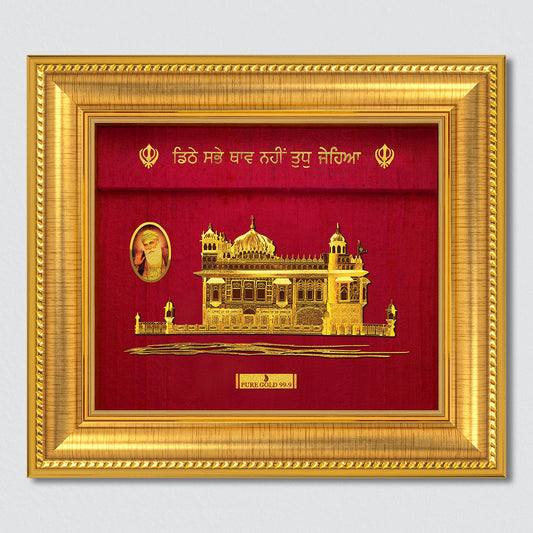 Prima Art , Prima Art India, Prima Art artwork, Prima Art 99.90% gold sheet artwork, 24k gold sheet artwork, Devotional artwork , Prima Art 24k gold sheet artwork, Balaji gold artwork