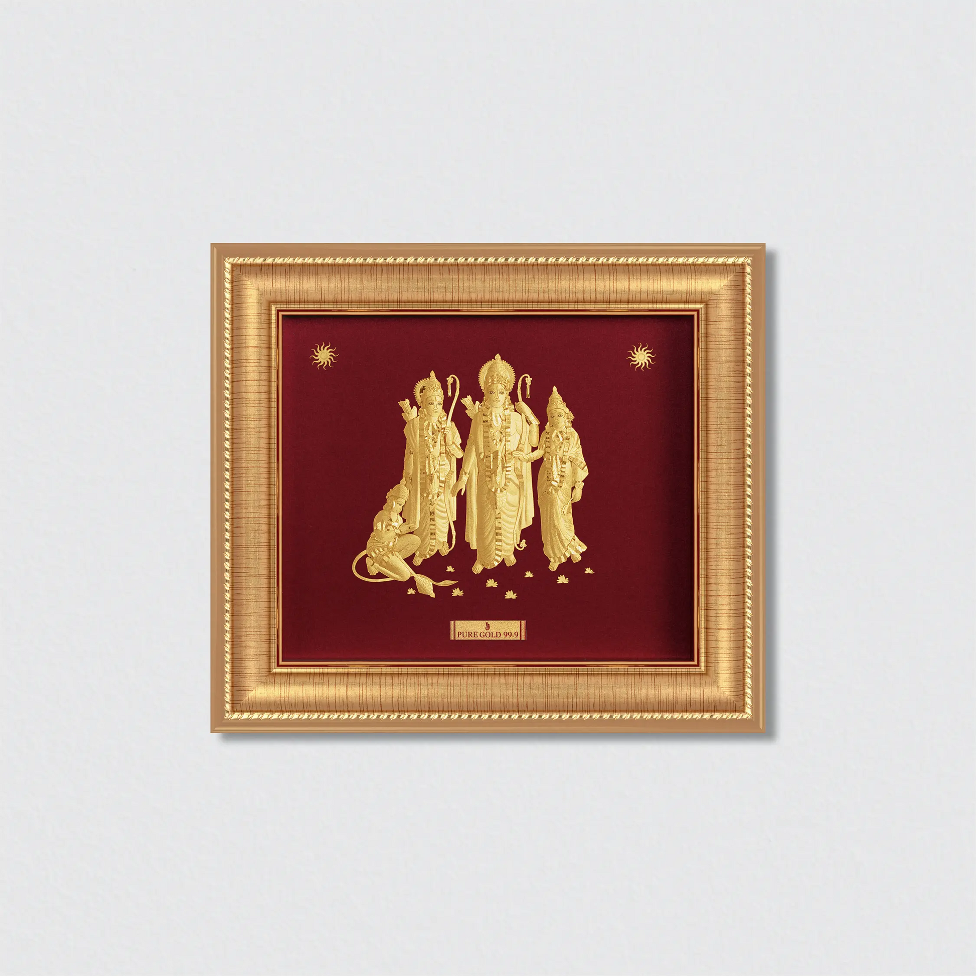 Ram Darbar wall art gold wall hanging frame