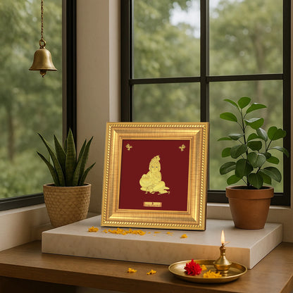 Prima Art Bal Gopal 24K Gold Sheet Artwork Frame best for festival and corporate gifting 