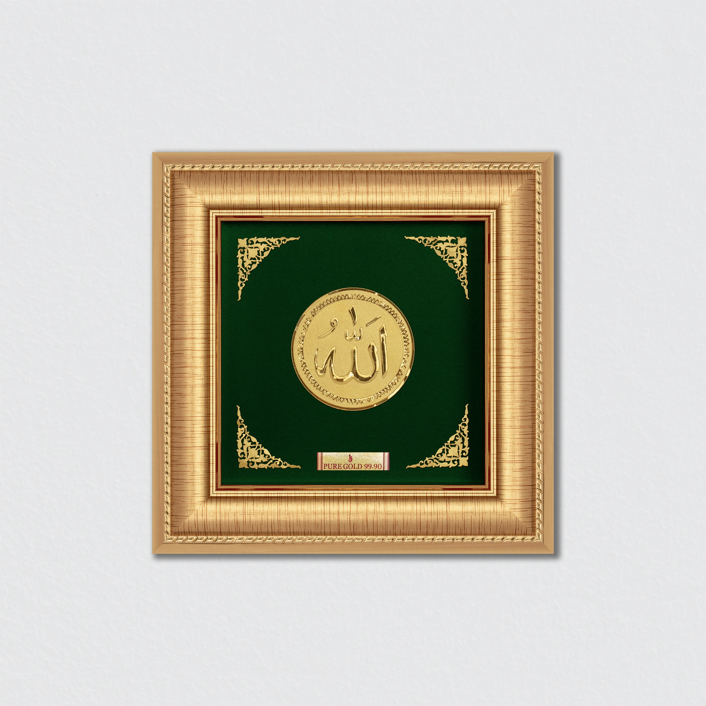 Prima Art Allha 24K Gold Frame best for home temple , tabletop ,wall stand ,festival and corporate gifting 