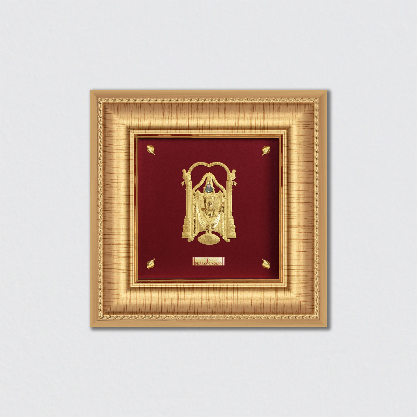 Tirupathi Balaji Gold Photo Frame by Prima Art.