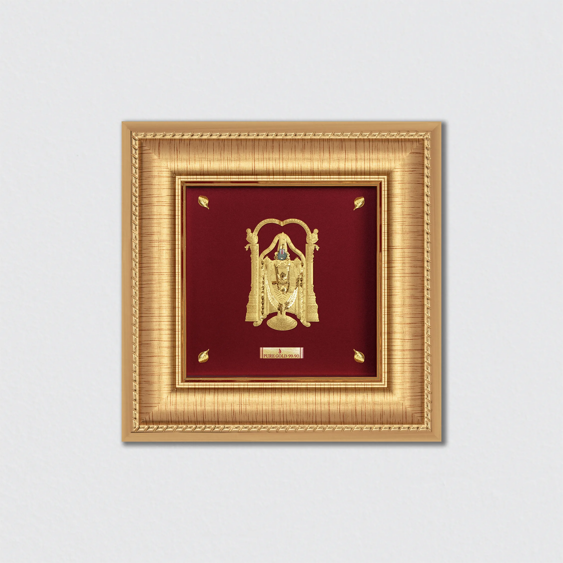 Tirupathi Balaji Gold Photo Frame by Prima Art.