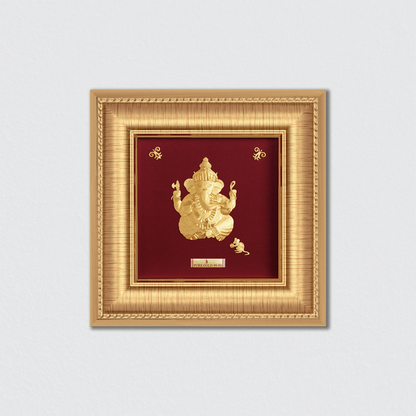 Baby Ganesha Gold Photo Frame by Prima art