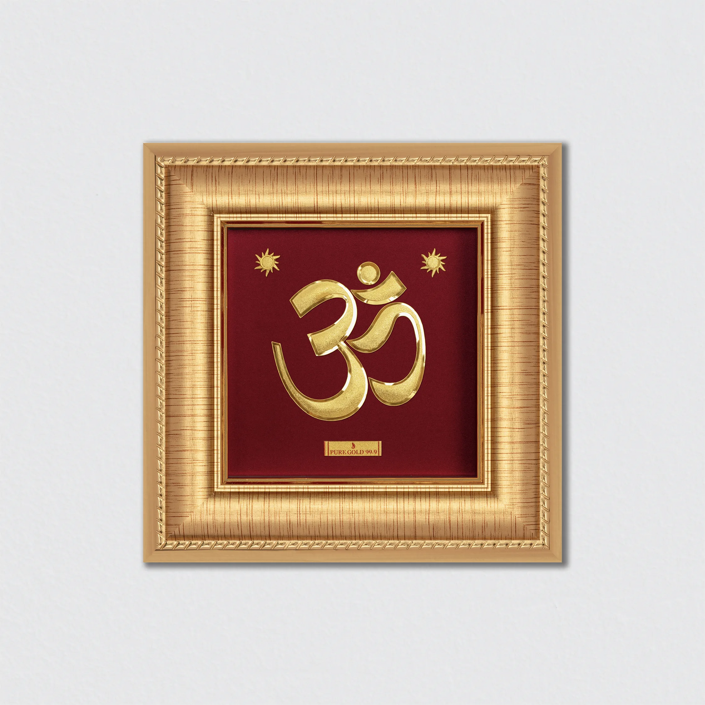 
Om Gold Wall Hanging Photo Frame For Home & Office Decoration