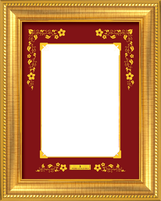 Golden Moments 24k gold sheet Frame