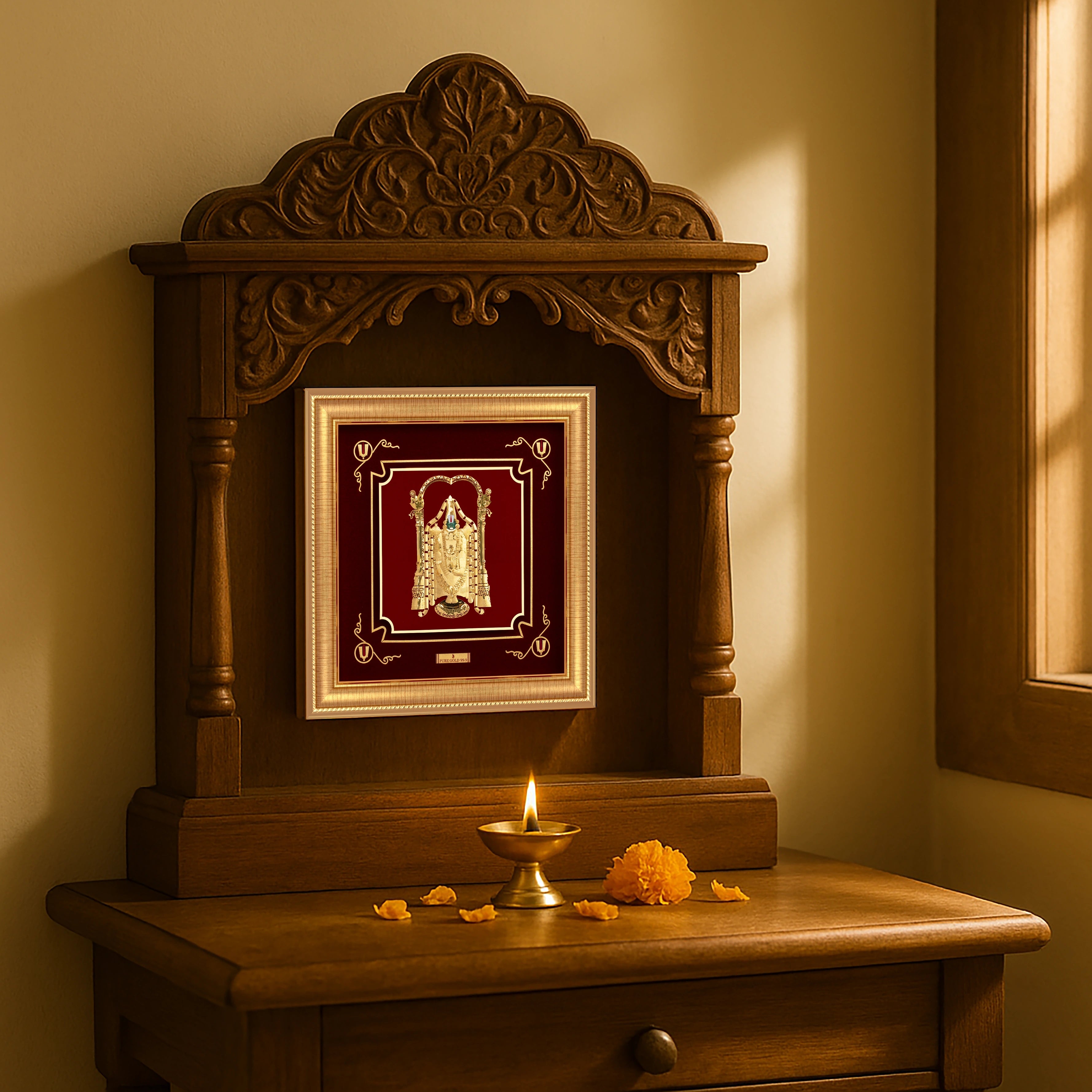 Balaji gold Art frame for housewarming gift