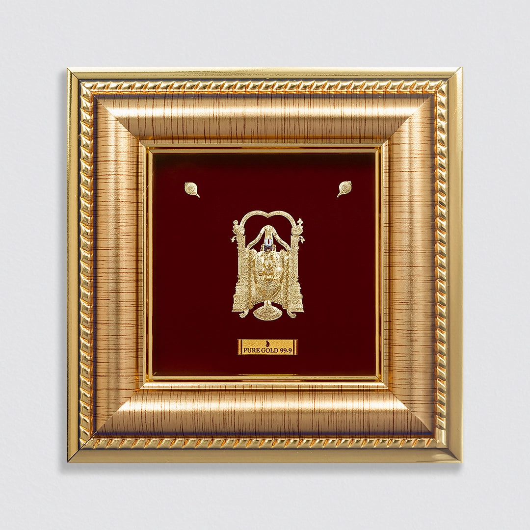Prima art lord Balaji frame best for temple shelf frame , table top frame & wall hanging frame . Buy online on prima art . Perfect for home decor and housewarming gifting.