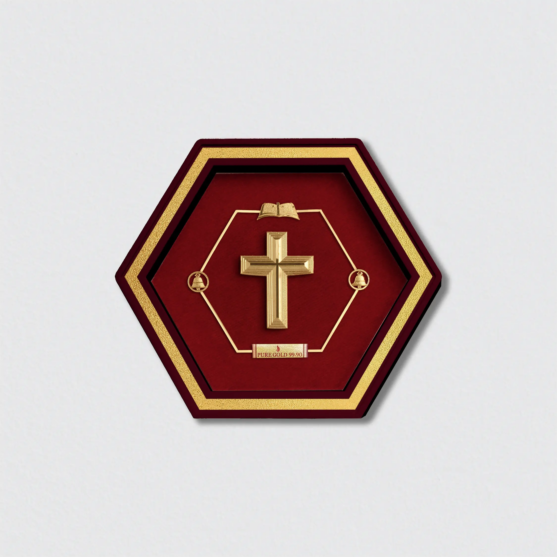 Holy Cross Gold Frame Faith And Home Décor Housewarming Gift