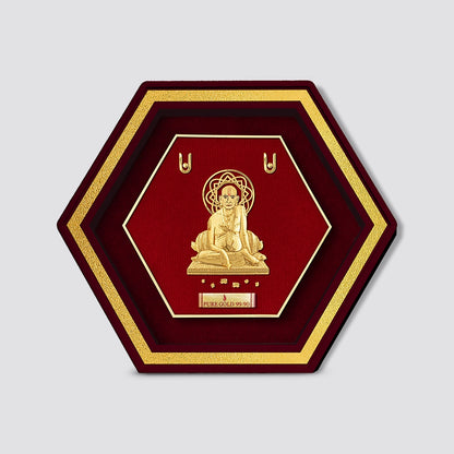 Swami Samarth Gold Plated Tabletop frame 