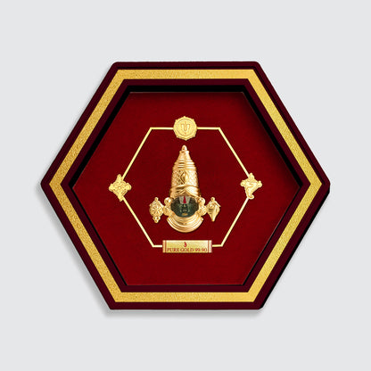 Premium Balaji Tabletop Gold Photo Frame Online for Wedding and Birthday Celebrations Gift