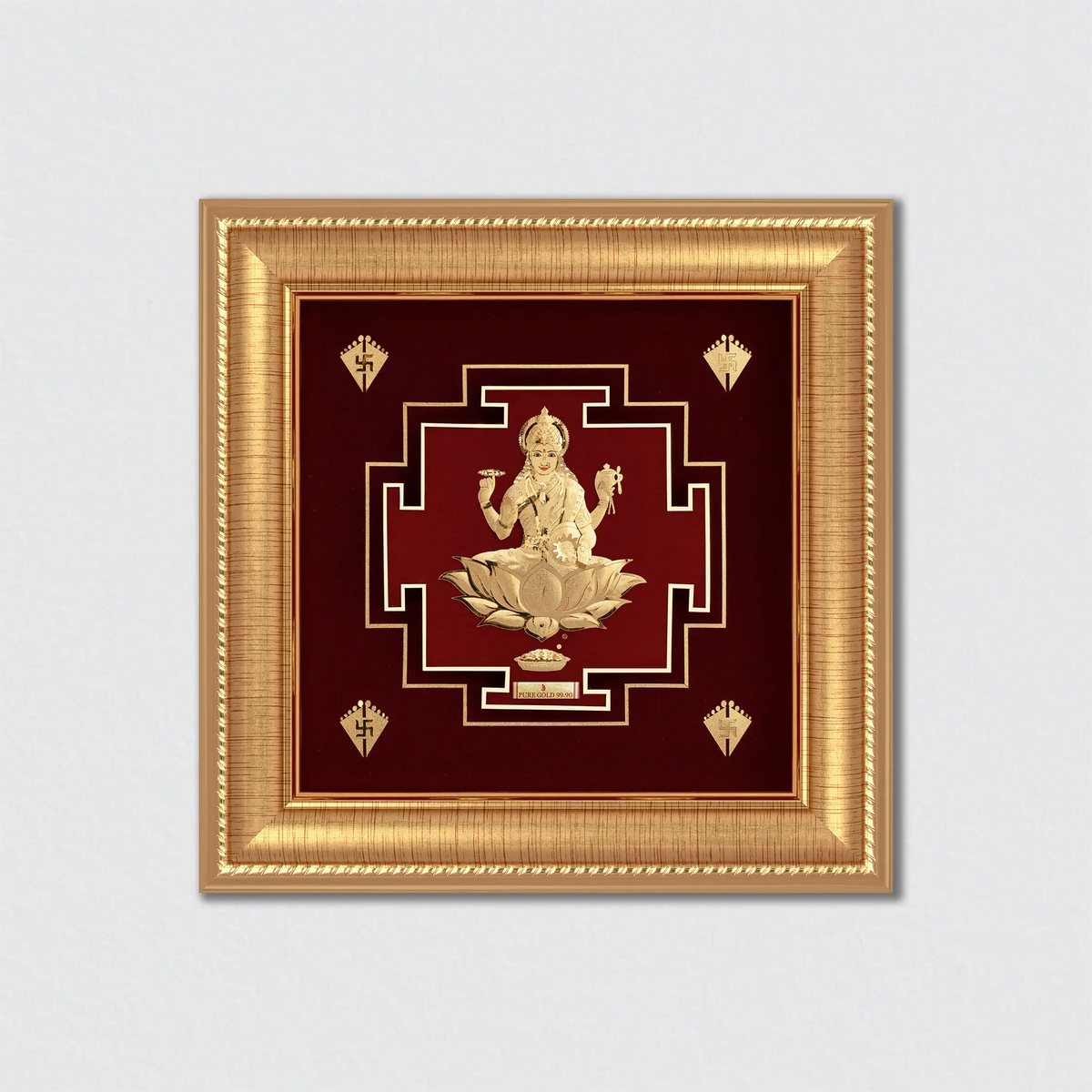 Goddess Lakshmi 24K Gold Artwork-O8
