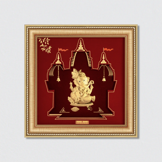 premium Lord Ganesha gold frame for Diwali gifting