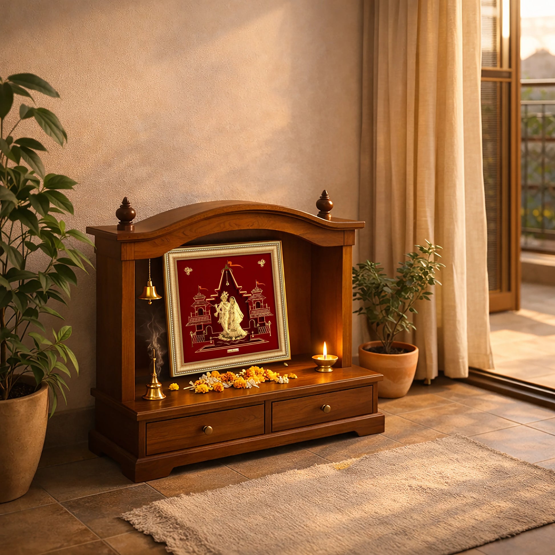 Radha Krishna gold frame by Prima art.