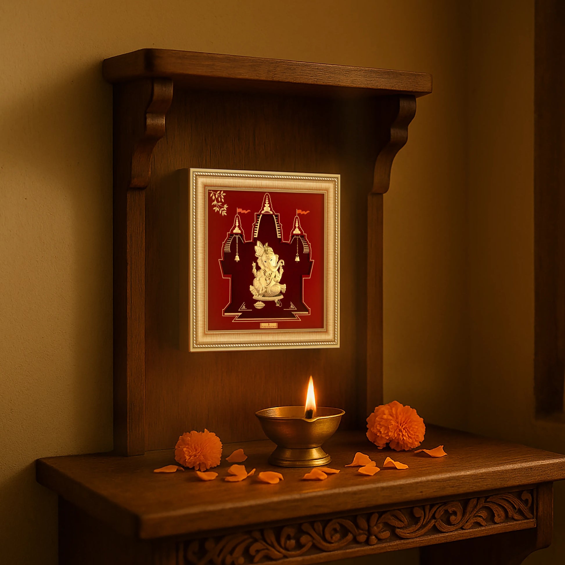 Lord Ganesha wall art for housewarming gift.