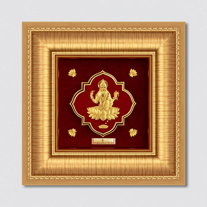 Goddess Lakshmi 24K Gold Plated Frame