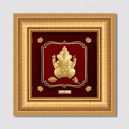 Lord Ganesha Gold Frame