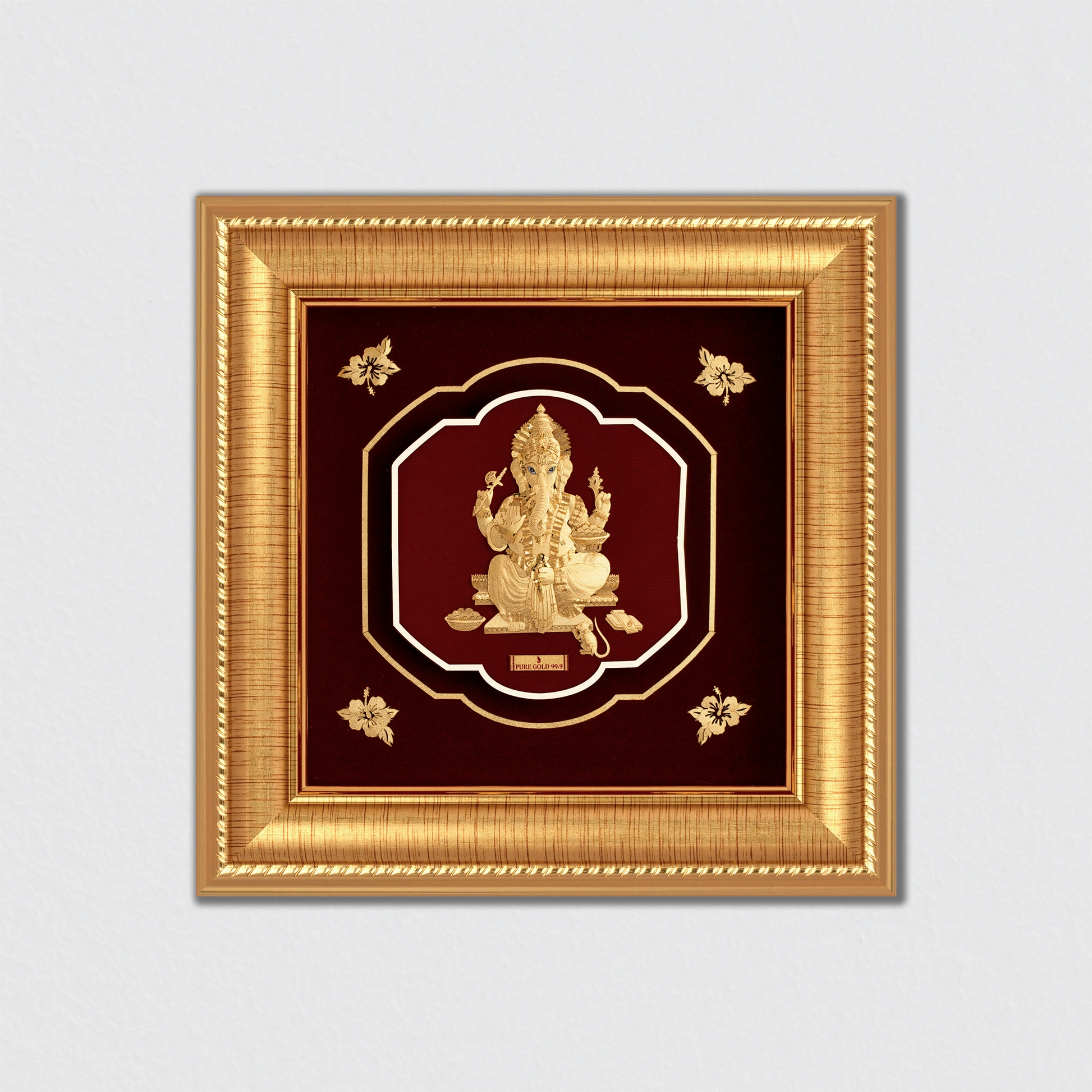 premium Lord Ganesha gold frame for Diwali gifting